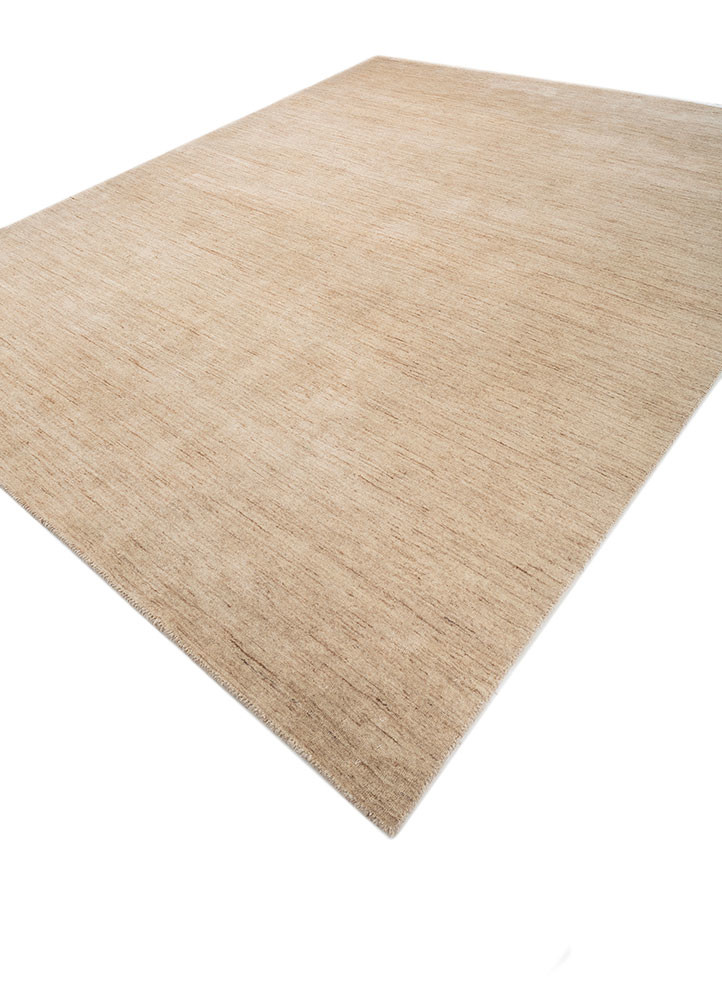 saga beige and brown wool hand loom Rug - FoldShot saga beige and brown wool hand loom Rug - FoldShot