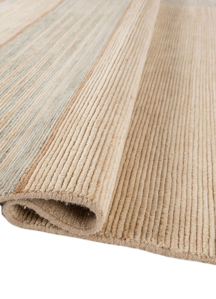 aprezo gold wool hand loom Rug - FoldShot aprezo gold wool hand loom Rug - FoldShot