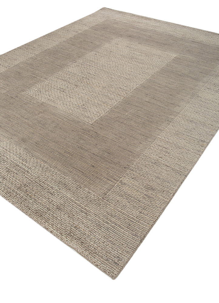 aprezo grey and black wool hand loom Rug - FoldShot aprezo grey and black wool hand loom Rug - FoldShot