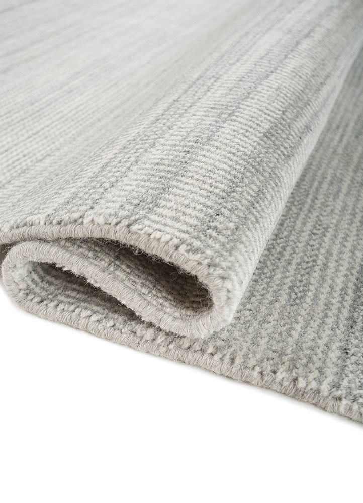 saga grey and black wool hand loom Rug - FoldShot saga grey and black wool hand loom Rug - FoldShot