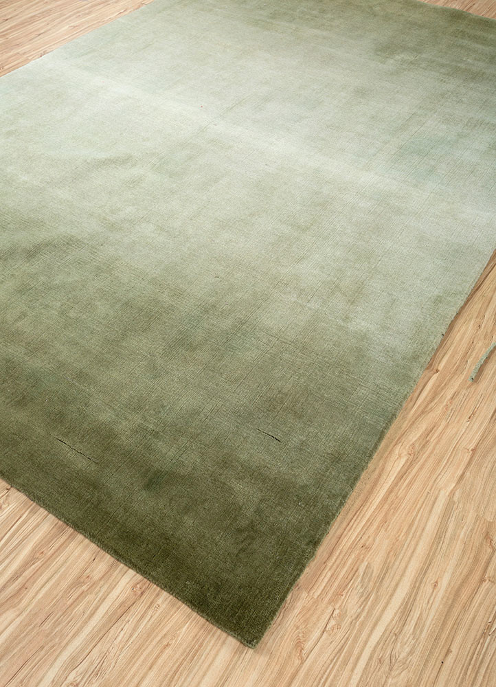 jean blue wool hand loom Rug - FoldShot jean blue wool hand loom Rug - FoldShot