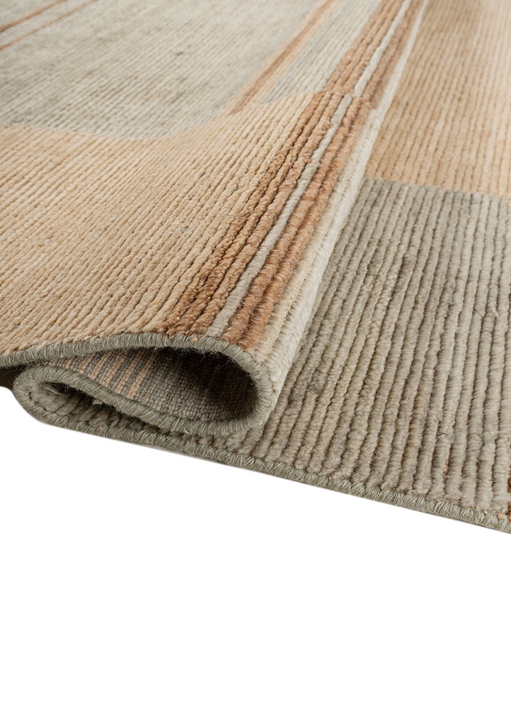 contour green wool hand loom Rug - FoldShot contour green wool hand loom Rug - FoldShot