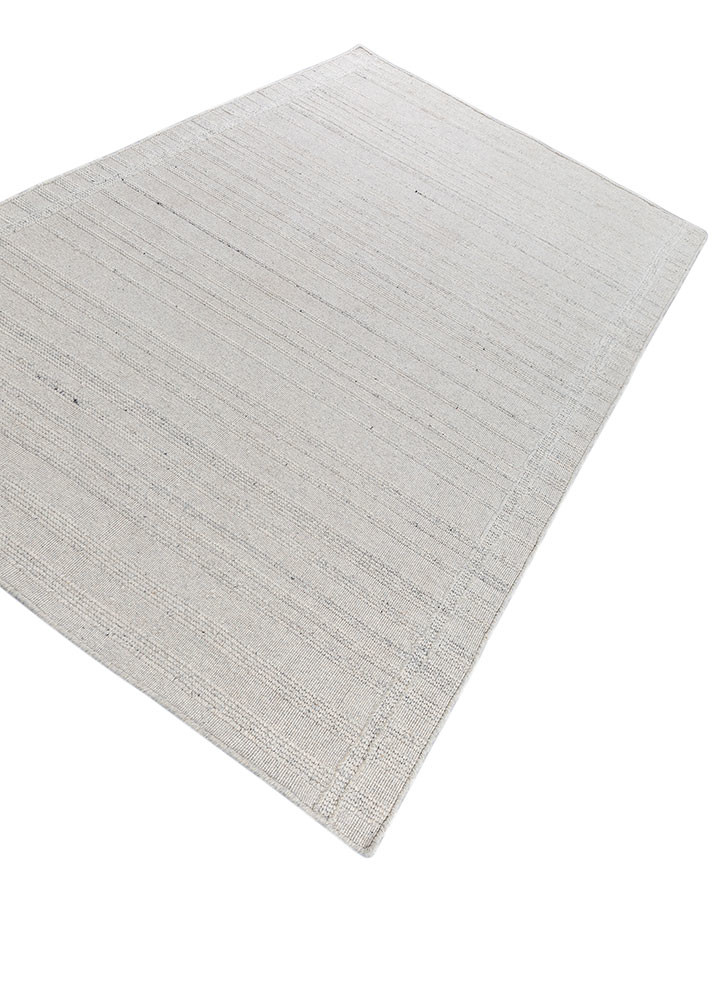 aprezo ivory wool flat weaves Rug - FoldShot aprezo ivory wool flat weaves Rug - FoldShot
