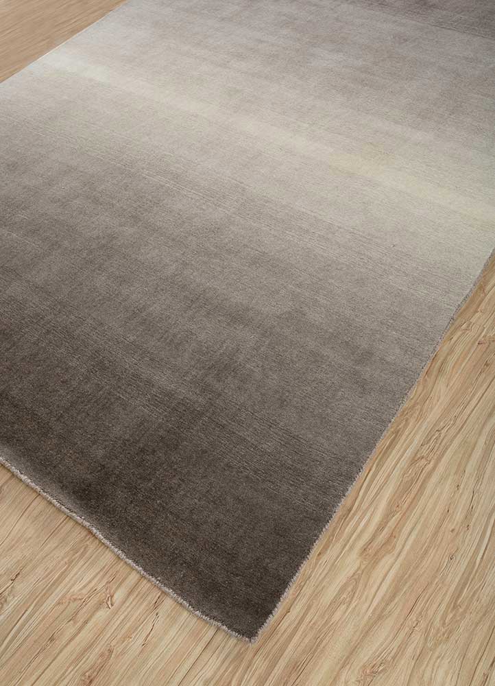jean beige and brown wool hand loom Rug - FoldShot jean beige and brown wool hand loom Rug - FoldShot
