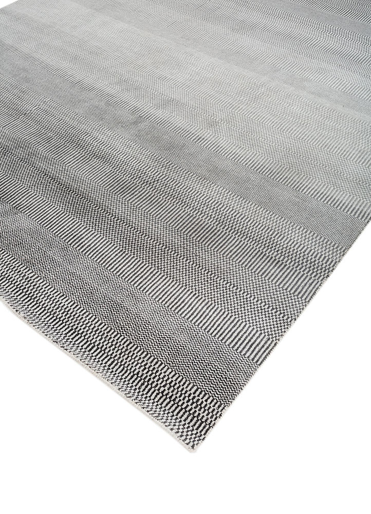 jean ivory wool hand loom Rug - FoldShot