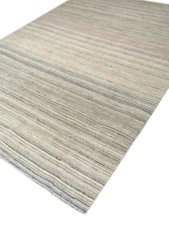 saga grey and black wool and viscose hand loom Rug - FoldShot saga grey and black wool and viscose hand loom Rug - FoldShot