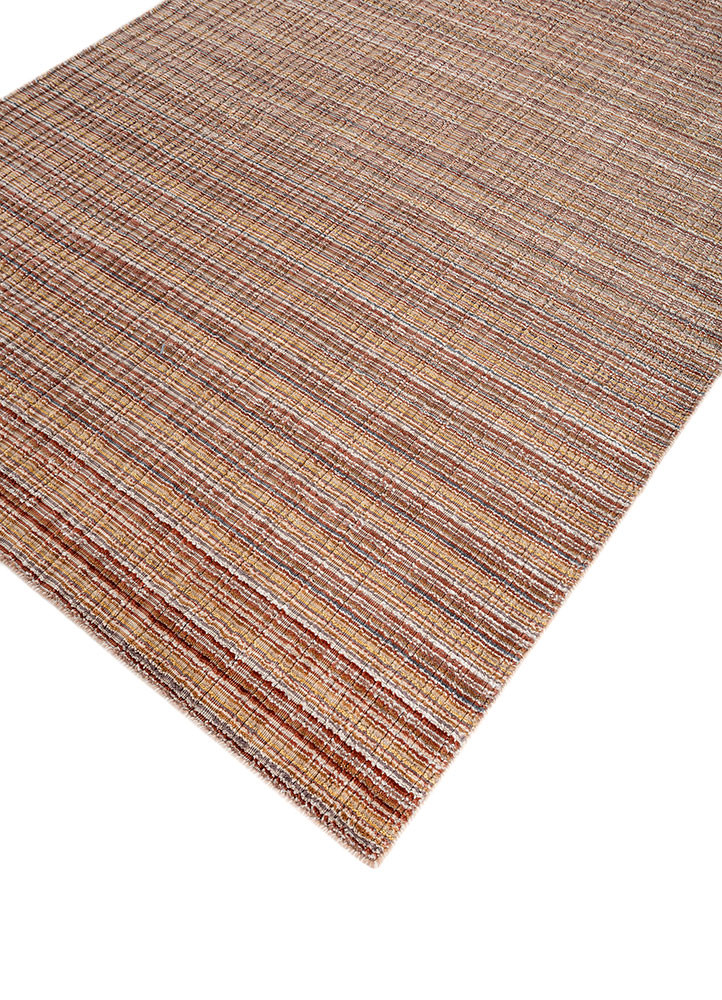 saga red and orange wool and viscose hand loom Rug - FoldShot saga red and orange wool and viscose hand loom Rug - FoldShot