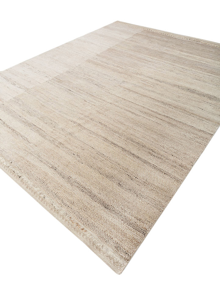aprezo beige and brown afghan wool hand knotted Rug - FoldShot aprezo beige and brown afghan wool hand knotted Rug - FoldShot