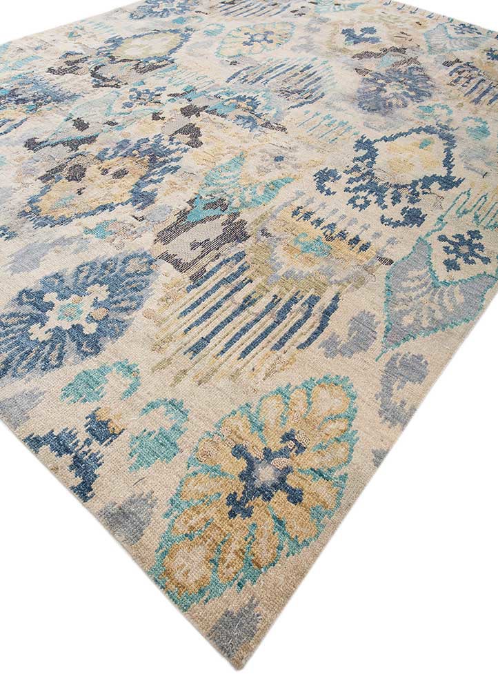 savana ivory wool hand knotted Rug - FoldShot savana ivory wool hand knotted Rug - FoldShot