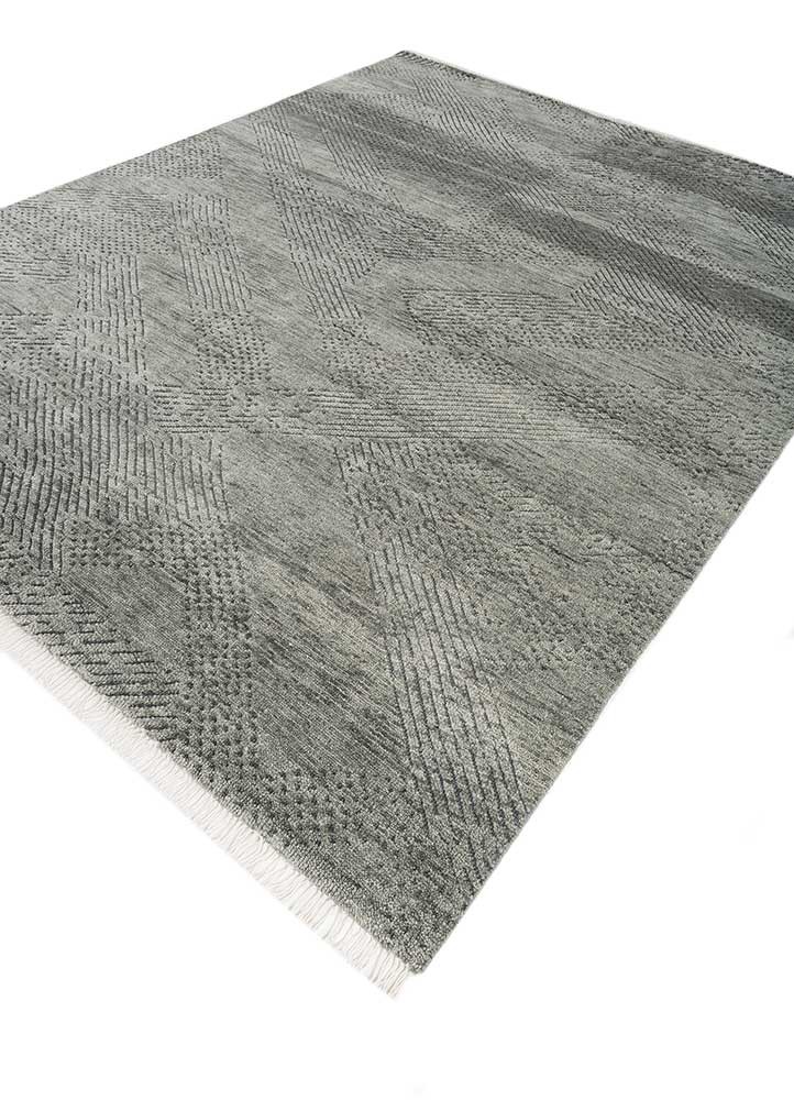 kairos blue wool hand knotted Rug - FoldShot kairos blue wool hand knotted Rug - FoldShot