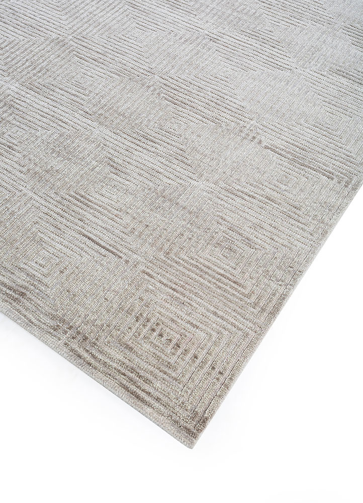 thyme ivory wool hand knotted Rug - FoldShot thyme ivory wool hand knotted Rug - FoldShot