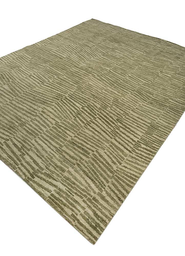 thyme green wool hand knotted Rug - FoldShot thyme green wool hand knotted Rug - FoldShot