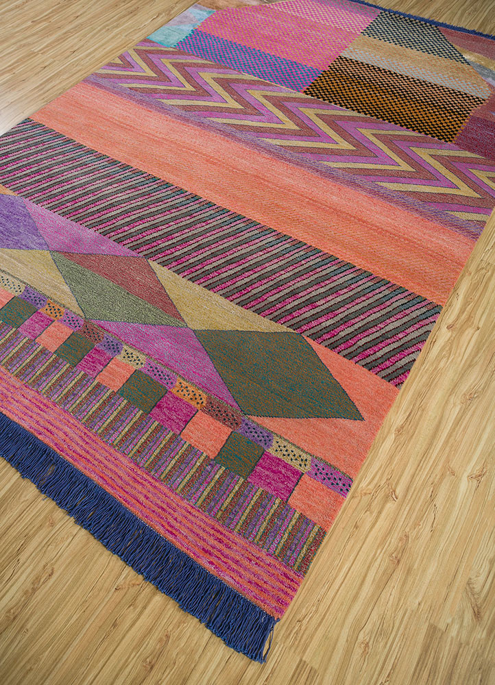 manchaha blue wool and bamboo silk hand knotted Rug - FoldShot manchaha blue wool and bamboo silk hand knotted Rug - FoldShot