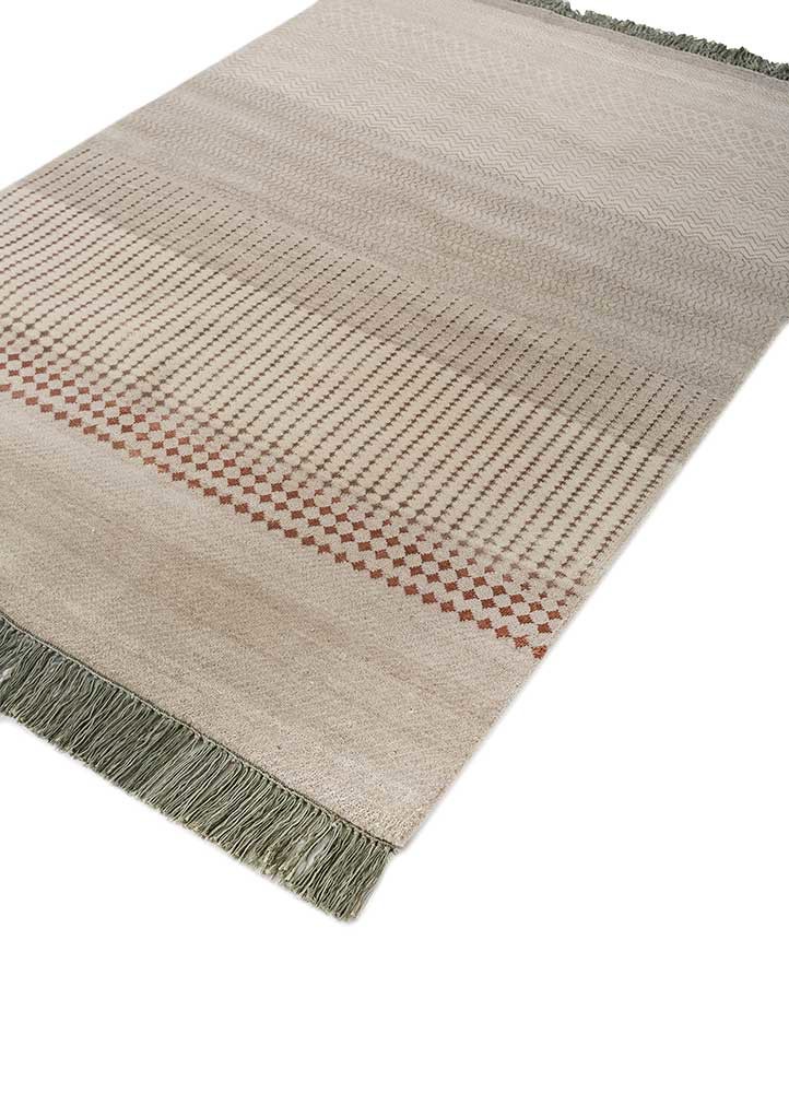 manchaha grey and black wool and bamboo silk hand knotted Rug - FoldShot manchaha grey and black wool and bamboo silk hand knotted Rug - FoldShot