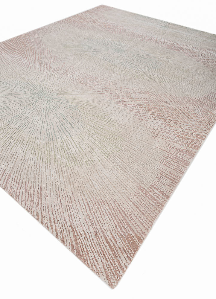 chaos theory by kavi pink and purple wool and bamboo silk hand knotted Rug - FoldShot chaos theory by kavi pink and purple wool and bamboo silk hand knotted Rug - FoldShot