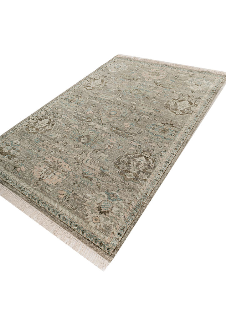 savana green wool hand knotted Rug - FoldShot savana green wool hand knotted Rug - FoldShot