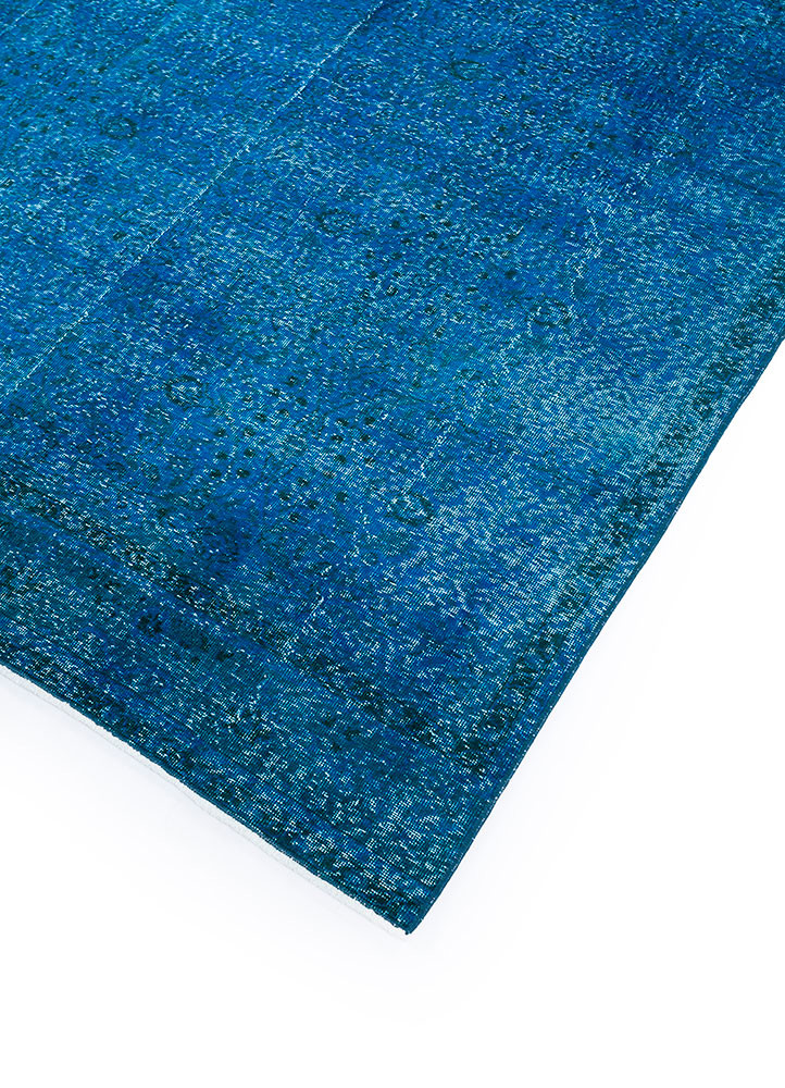 lacuna blue wool hand knotted Rug - FoldShot lacuna blue wool hand knotted Rug - FoldShot