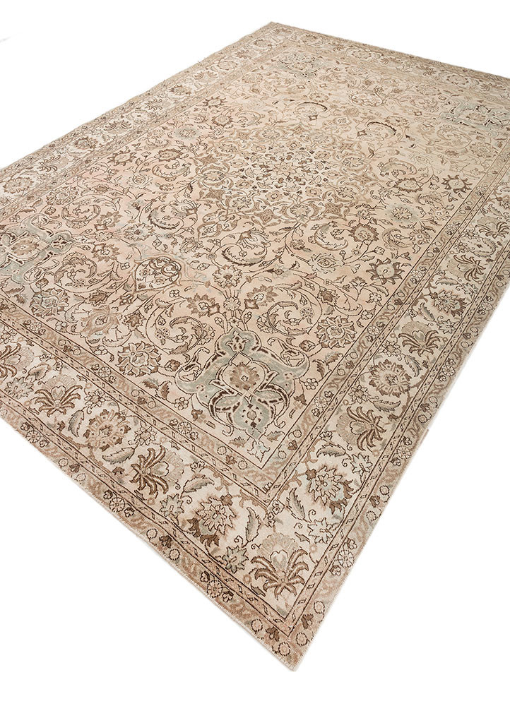 aalam red and orange wool hand knotted Rug - FoldShot aalam red and orange wool hand knotted Rug - FoldShot