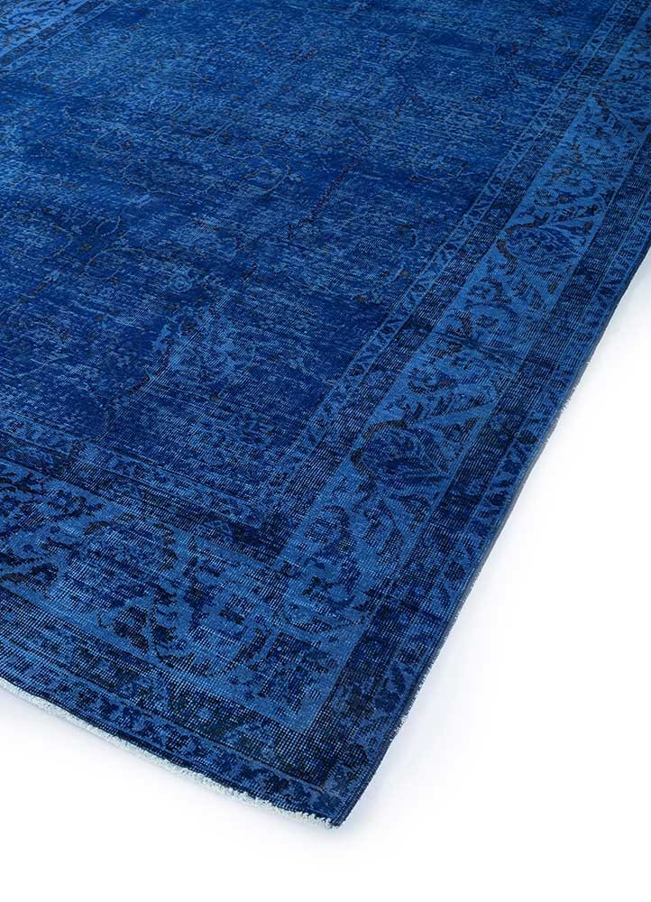 lacuna blue wool hand knotted Rug - FoldShot lacuna blue wool hand knotted Rug - FoldShot