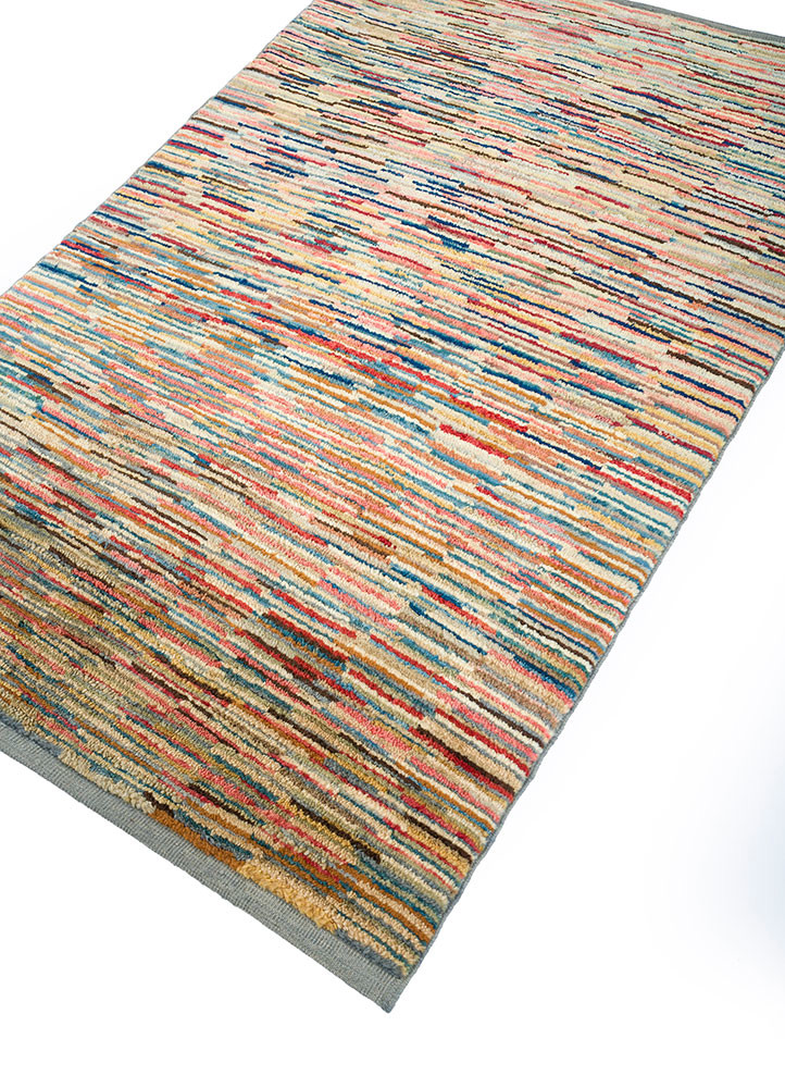 nuray multi wool hand knotted Rug - FoldShot nuray multi wool hand knotted Rug - FoldShot