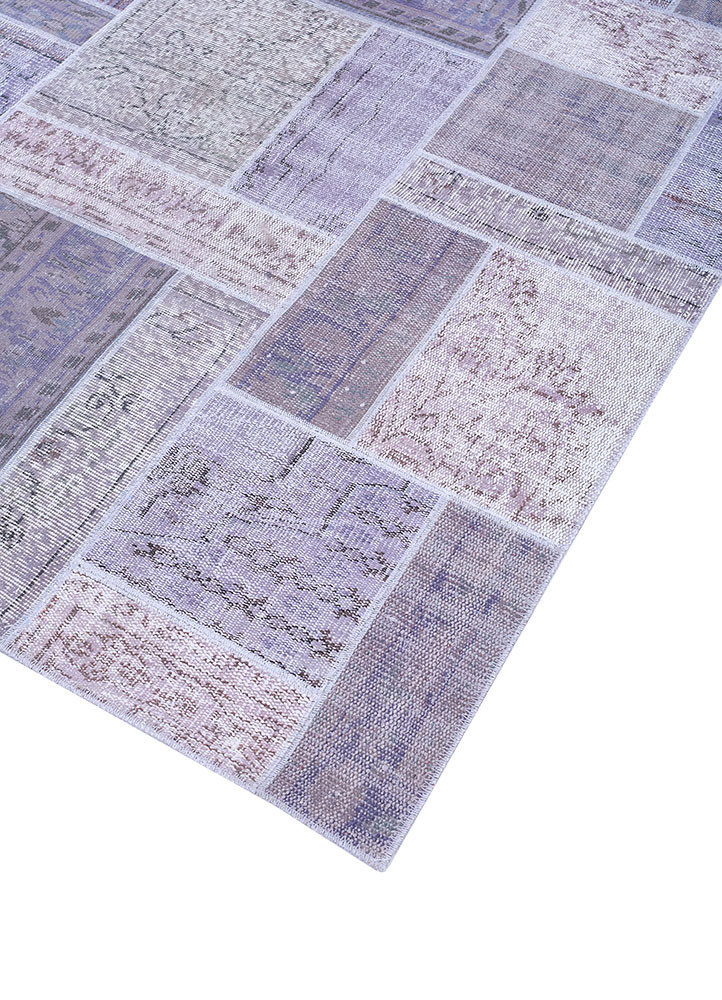 provenance pink and purple wool hand knotted Rug - FoldShot provenance pink and purple wool hand knotted Rug - FoldShot