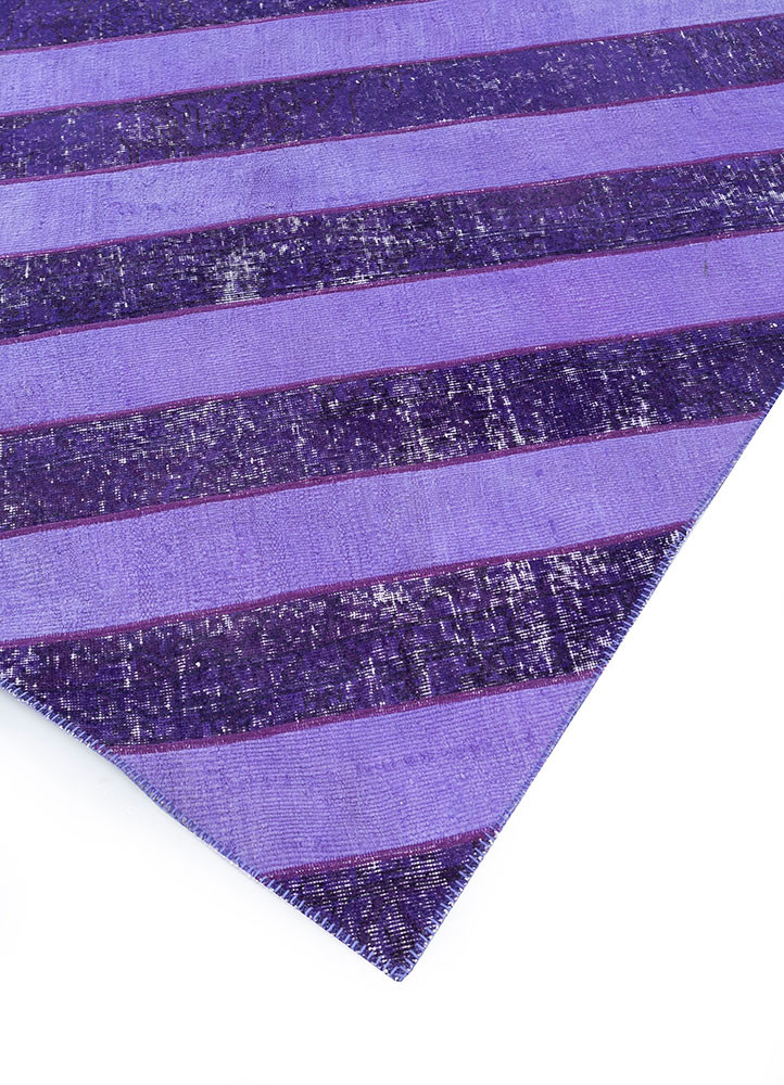 provenance pink and purple wool hand knotted Rug - FoldShot provenance pink and purple wool hand knotted Rug - FoldShot