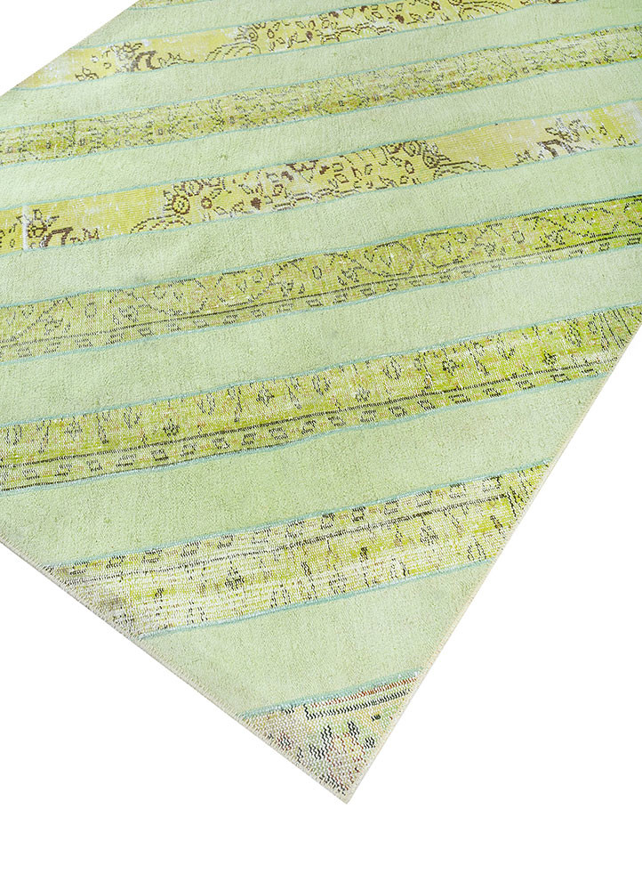 provenance green wool hand knotted Rug - FoldShot provenance green wool hand knotted Rug - FoldShot