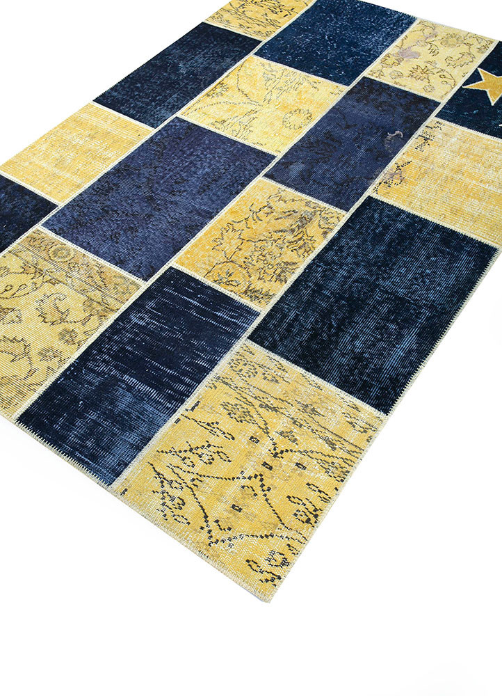 provenance gold wool hand knotted Rug - FoldShot provenance gold wool hand knotted Rug - FoldShot