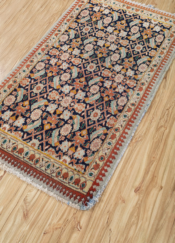 aalam multi wool hand knotted Rug - FoldShot aalam multi wool hand knotted Rug - FoldShot