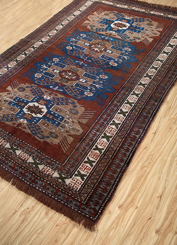 nuray blue wool hand knotted Rug - FoldShot nuray blue wool hand knotted Rug - FoldShot