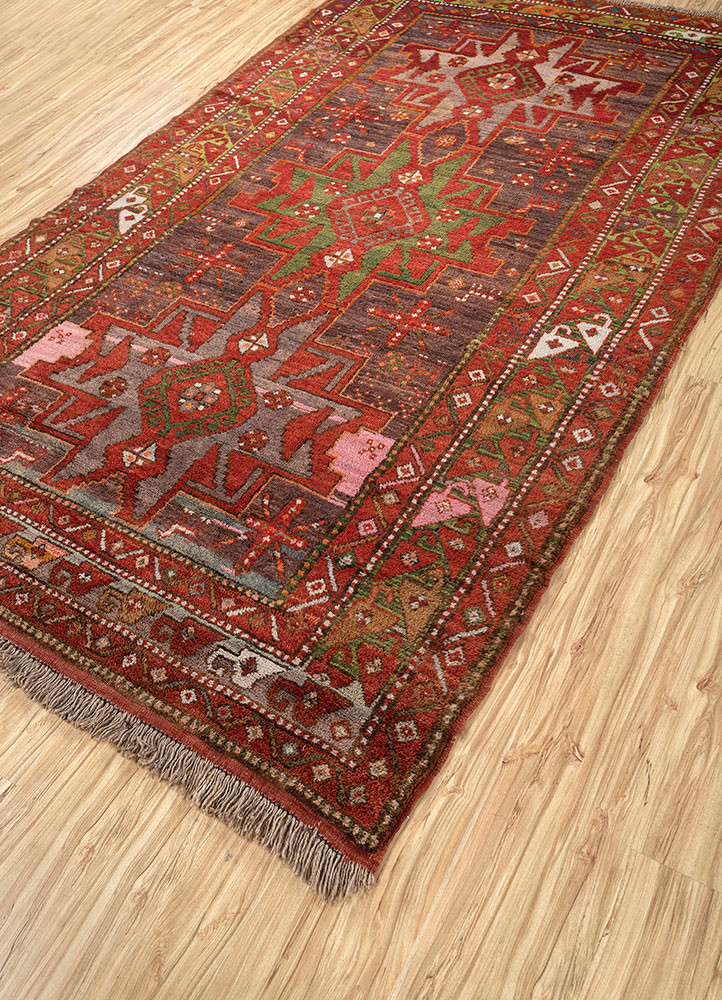 nuray beige and brown wool hand knotted Rug - FoldShot nuray beige and brown wool hand knotted Rug - FoldShot