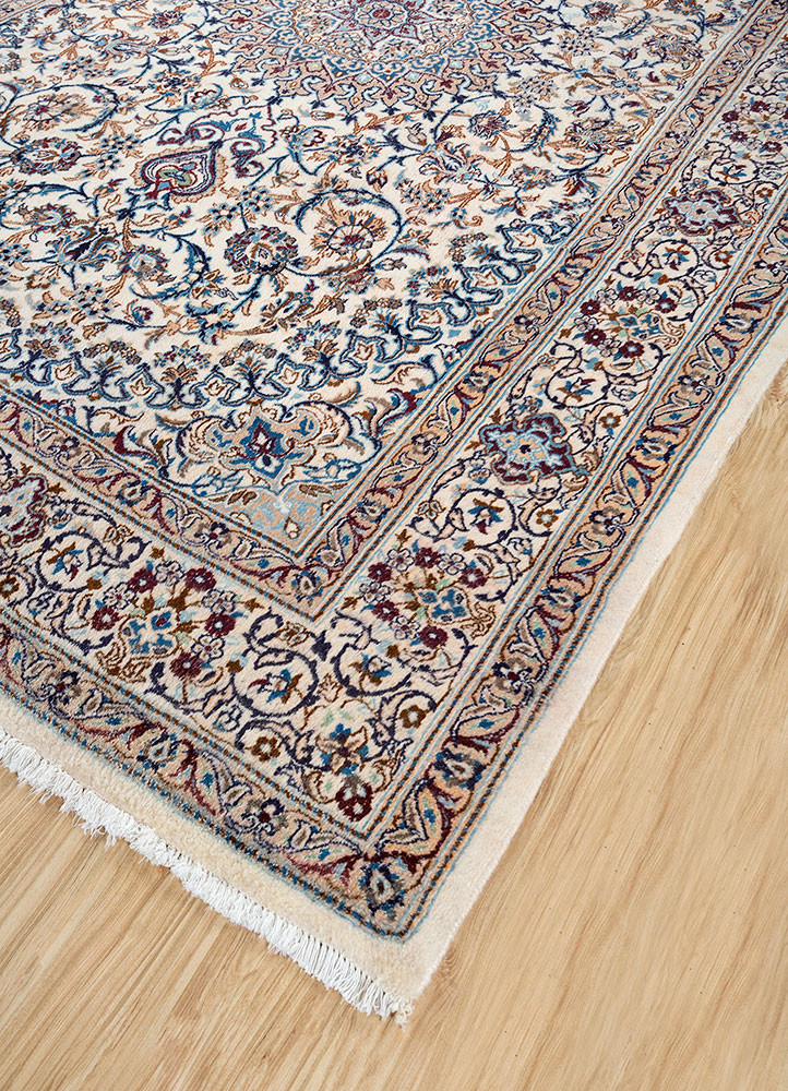 aalam gold wool hand knotted Rug - FoldShot aalam gold wool hand knotted Rug - FoldShot