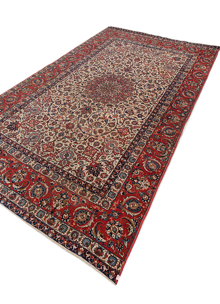 aalam gold wool hand knotted Rug - FoldShot aalam gold wool hand knotted Rug - FoldShot