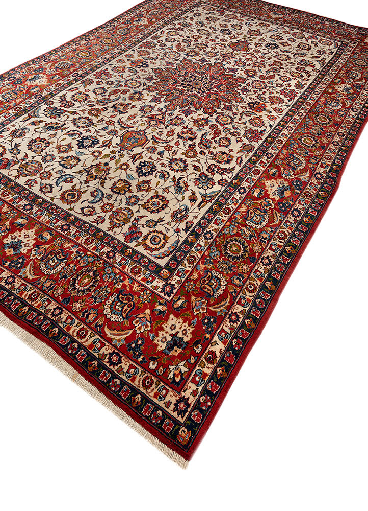 aalam grey and black wool hand knotted Rug - FoldShot