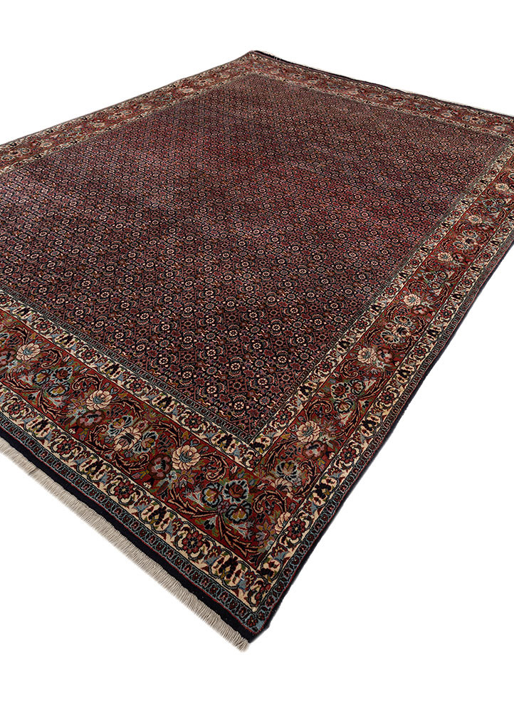 aalam pink and purple wool hand knotted Rug - FoldShot aalam pink and purple wool hand knotted Rug - FoldShot