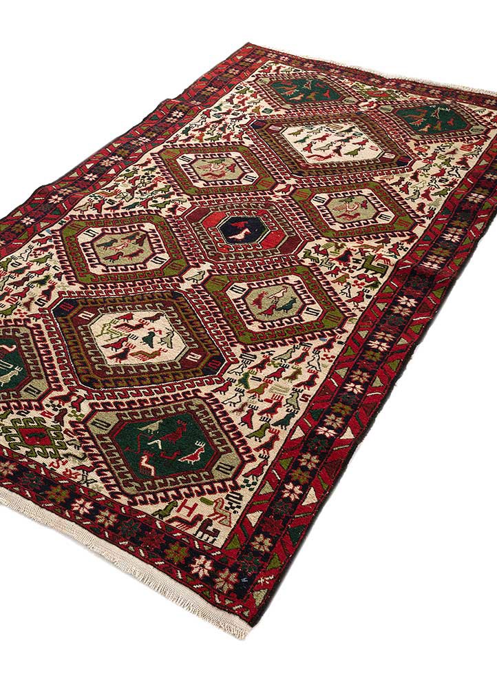 kiaan green wool and silk hand knotted Rug - FoldShot