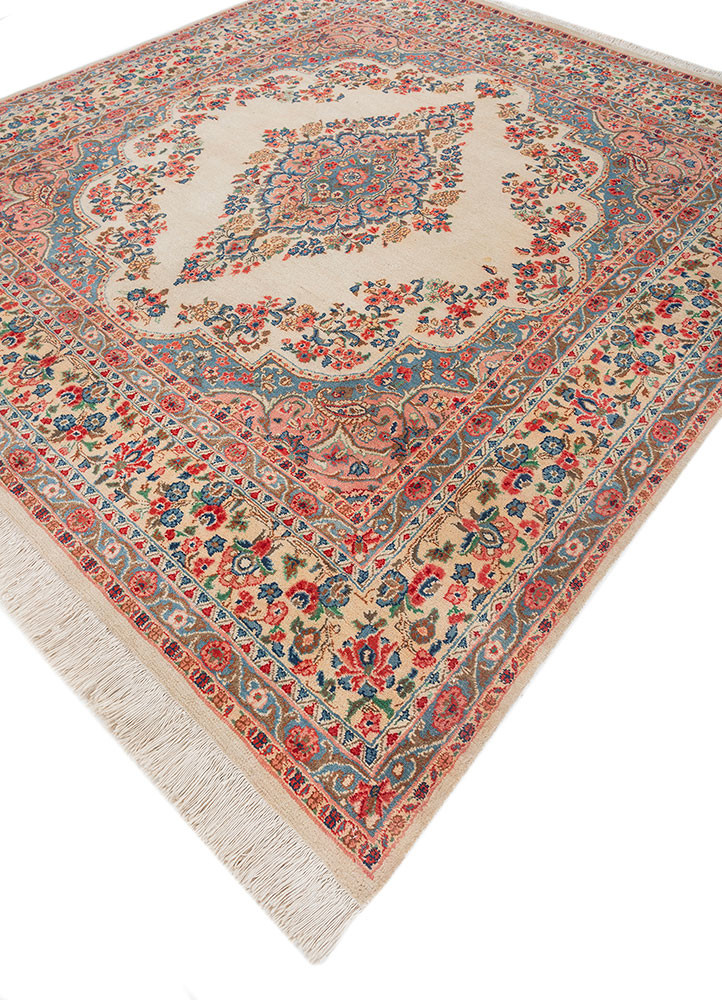 aalam gold wool hand knotted Rug - FoldShot aalam gold wool hand knotted Rug - FoldShot
