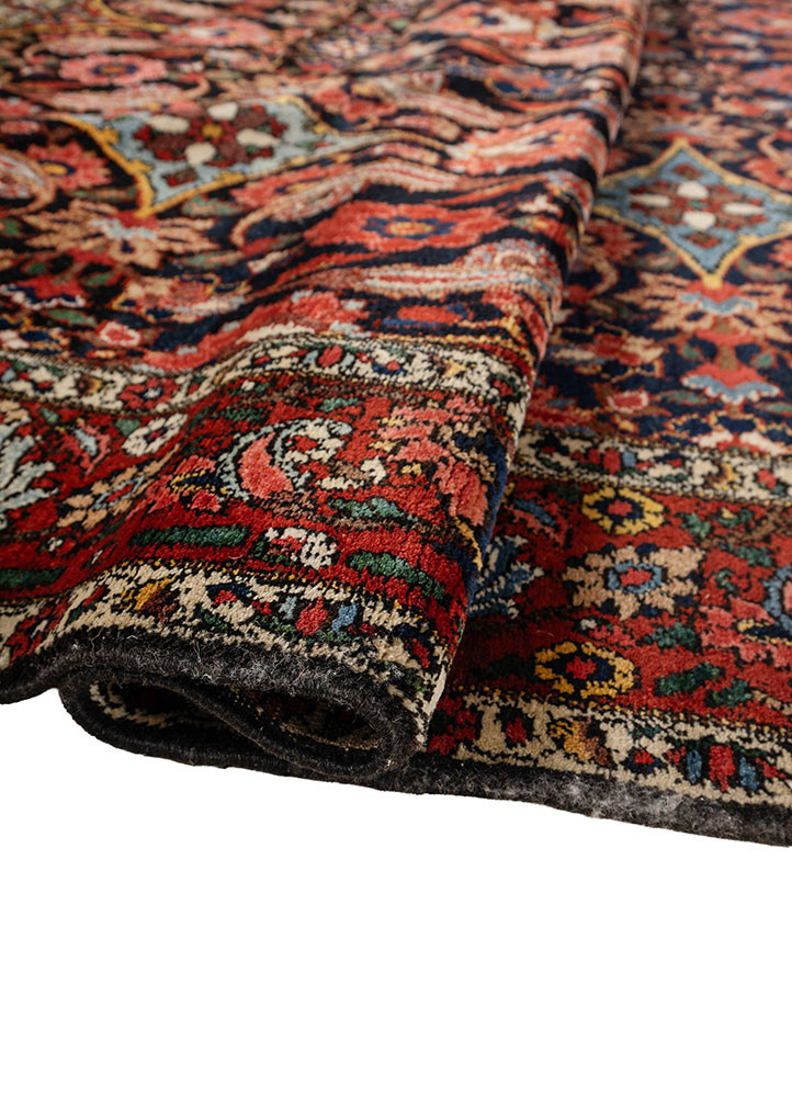 aalam pink and purple wool hand knotted Rug - FoldShot aalam pink and purple wool hand knotted Rug - FoldShot