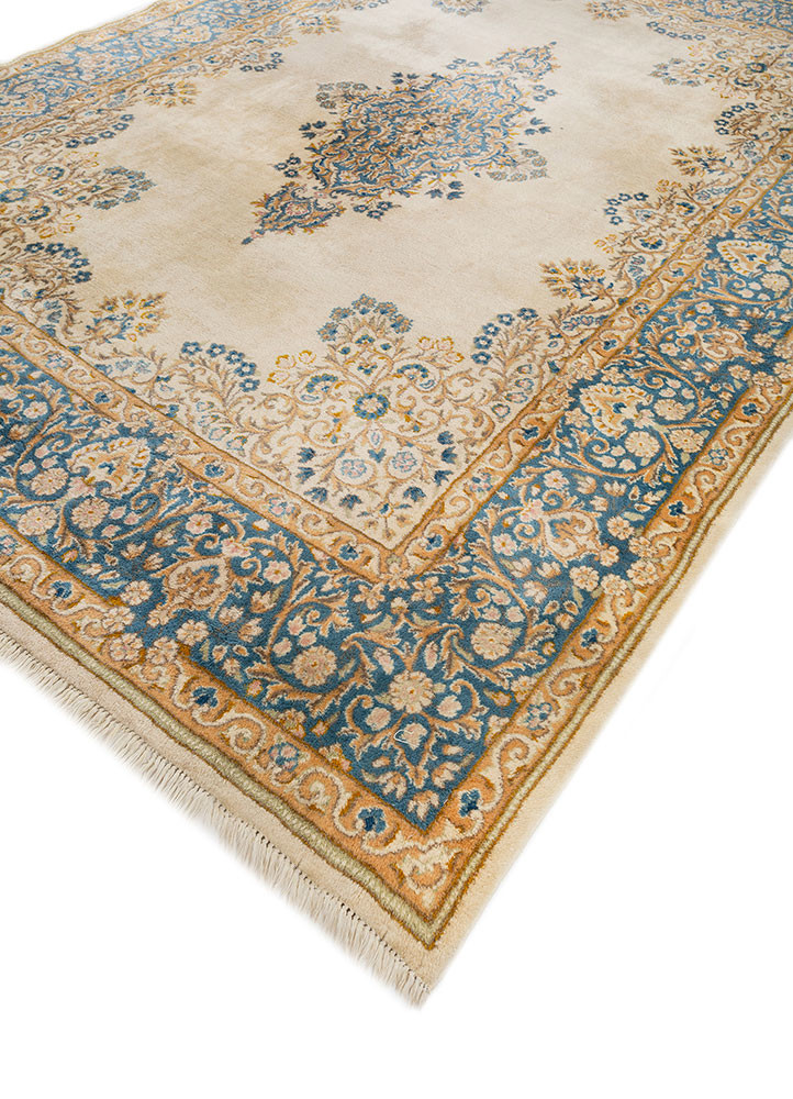 aalam red and orange wool hand knotted Rug - FoldShot aalam red and orange wool hand knotted Rug - FoldShot