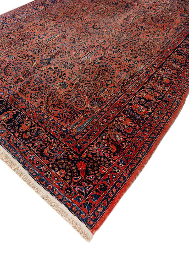 Aalam Blue Hand Knotted Wool RugsPae5453Jaipur Rugs