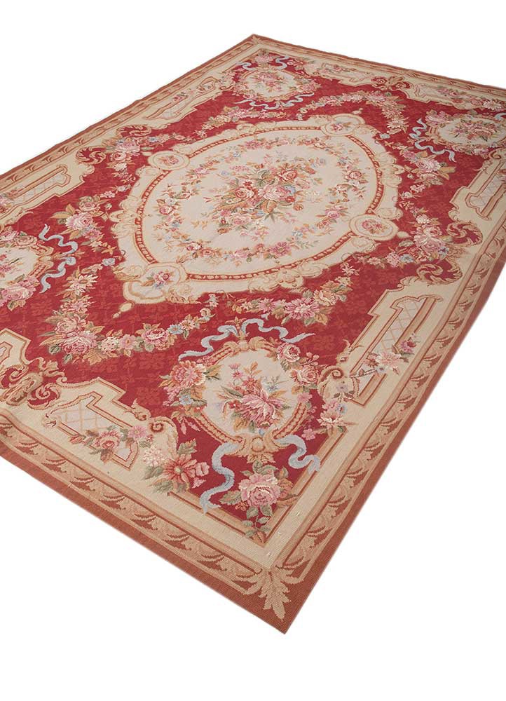 wall art red and orange wool flat weaves WALL ART & TAPESTRY - FoldShot