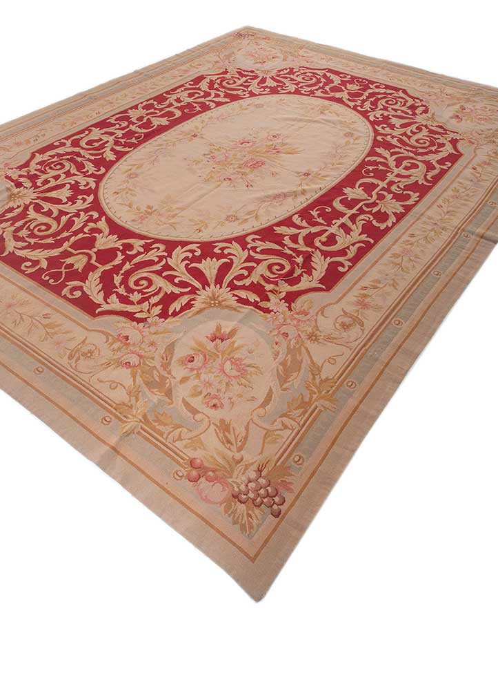 nayaab red and orange cotton flat weaves WALL ART & TAPESTRY - FoldShot