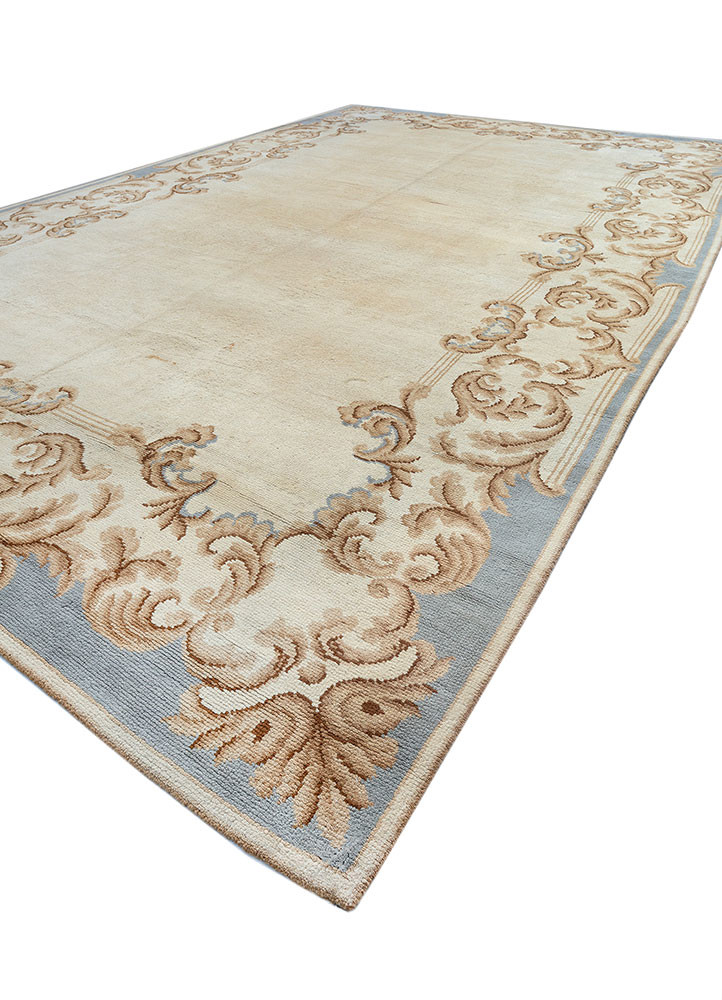 aalam gold wool hand knotted Rug - FoldShot aalam gold wool hand knotted Rug - FoldShot