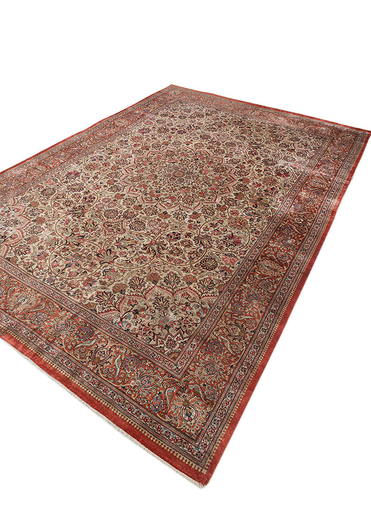gulmarg blue silk hand knotted Rug - FoldShot