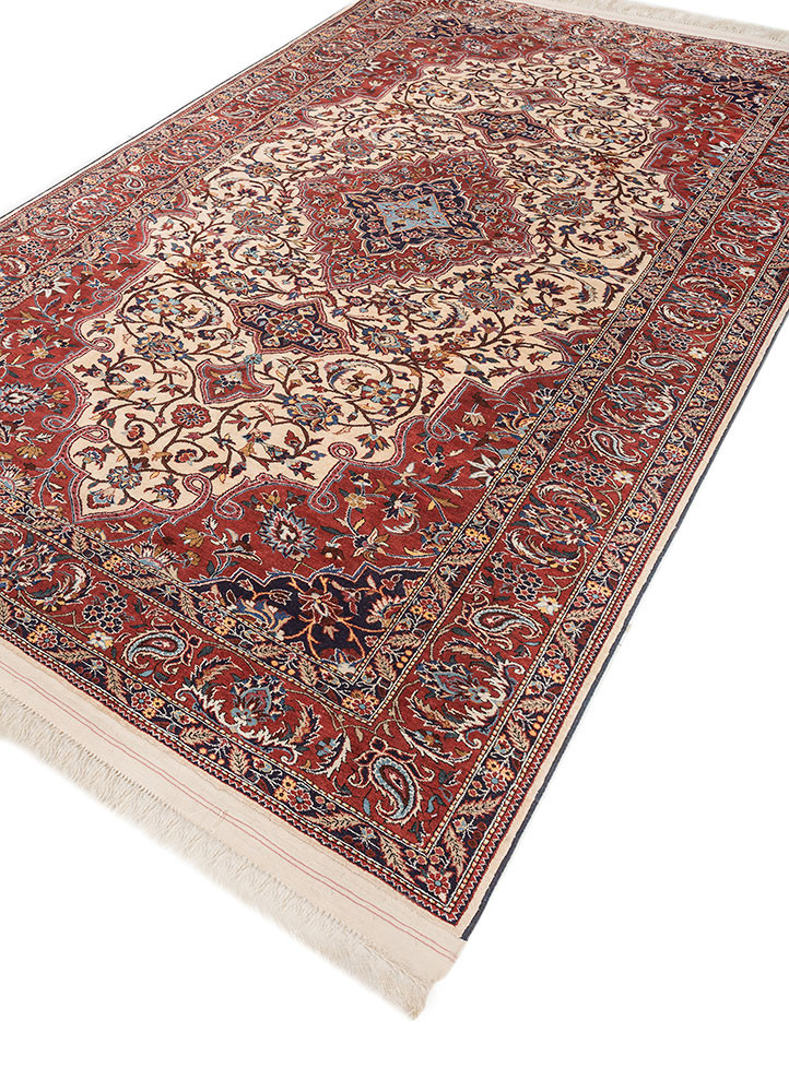 aalam blue wool hand knotted Rug - FoldShot aalam blue wool hand knotted Rug - FoldShot