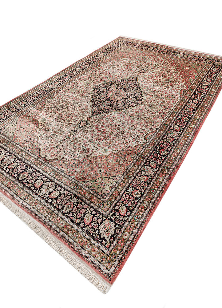 gulmarg green silk hand knotted Rug - FoldShot gulmarg green silk hand knotted Rug - FoldShot