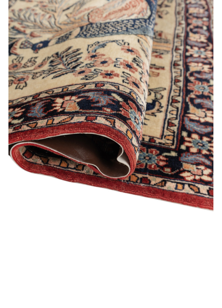 aprezo gold wool hand knotted Rug - FoldShot