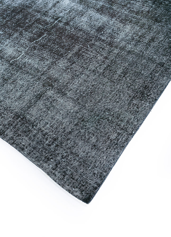 lacuna grey and black wool hand knotted Rug - FoldShot lacuna grey and black wool hand knotted Rug - FoldShot