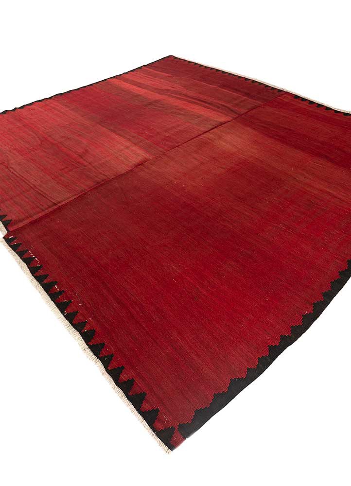 nuray pink and purple wool hand knotted Rug - FoldShot