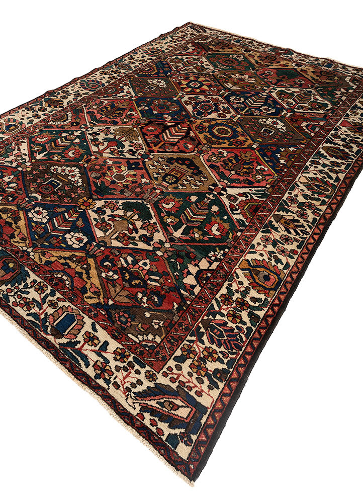 aalam pink and purple wool hand knotted Rug - FoldShot
